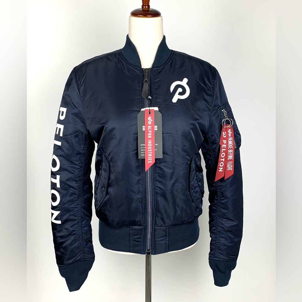 Peloton x Alpha Industries Reversible Flight Bomber Jacket